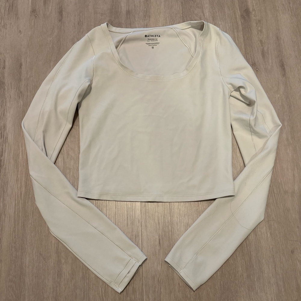 Athleta Transcend Top Size XS in Bone - Picture 3 of 5